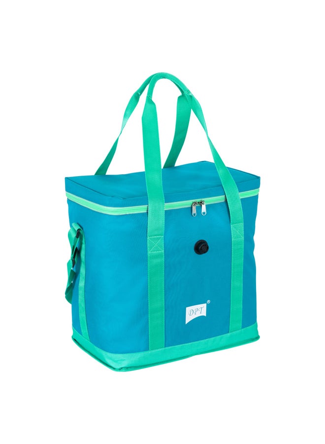 دي بي تي حقيبة تبريد قابلة للطي 30 لتر- تحافظ على البرودة لساعات، سهلة الحمل والتخزين، توفر مساحة بفضل قابليتها للطي - Image 1