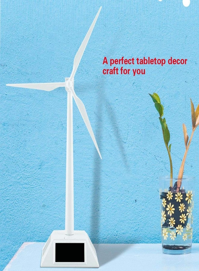 GOTOTOP Solar 3D Windmill Model, Children's Educational Fun Gift, Wind Turbine Generator, Home Desktop Decoration Office Desk Decoration - Image 5