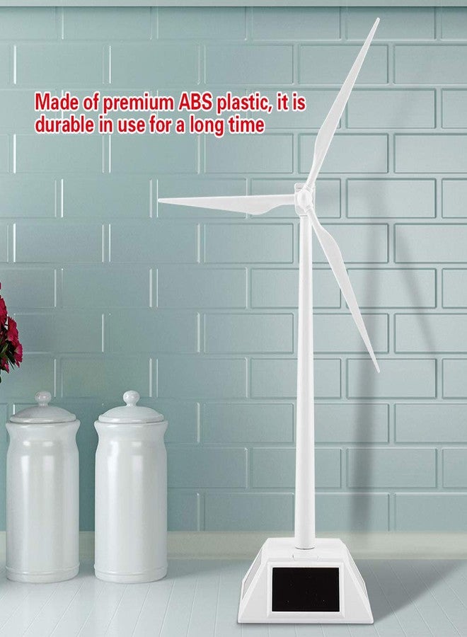 GOTOTOP Solar 3D Windmill Model, Children's Educational Fun Gift, Wind Turbine Generator, Home Desktop Decoration Office Desk Decoration - Image 4