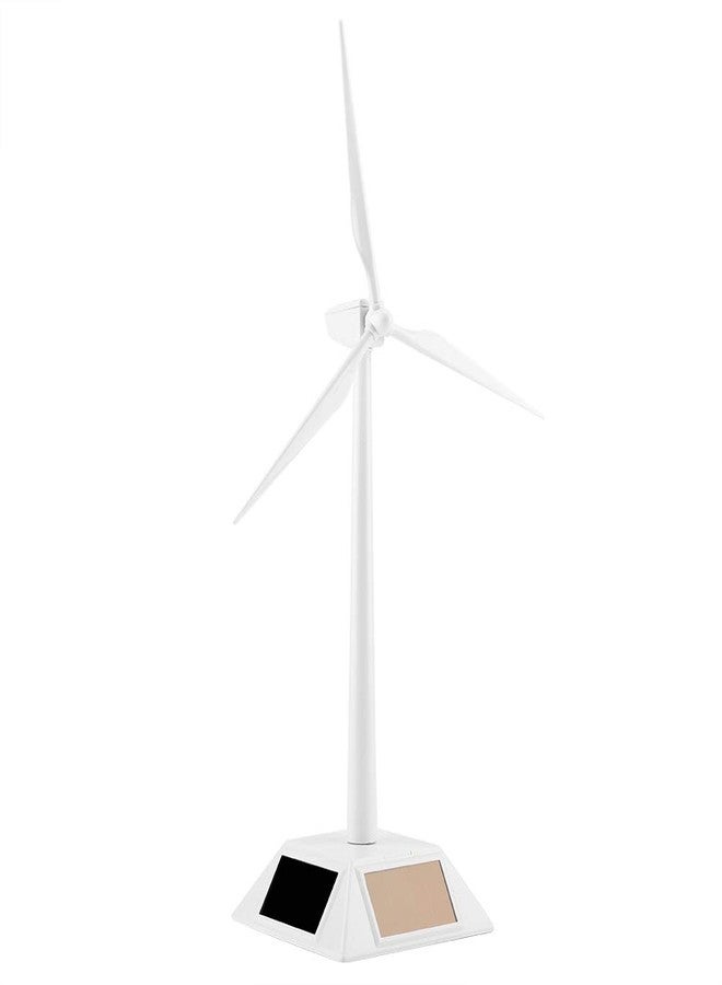 GOTOTOP Solar 3D Windmill Model, Children's Educational Fun Gift, Wind Turbine Generator, Home Desktop Decoration Office Desk Decoration - Image 1