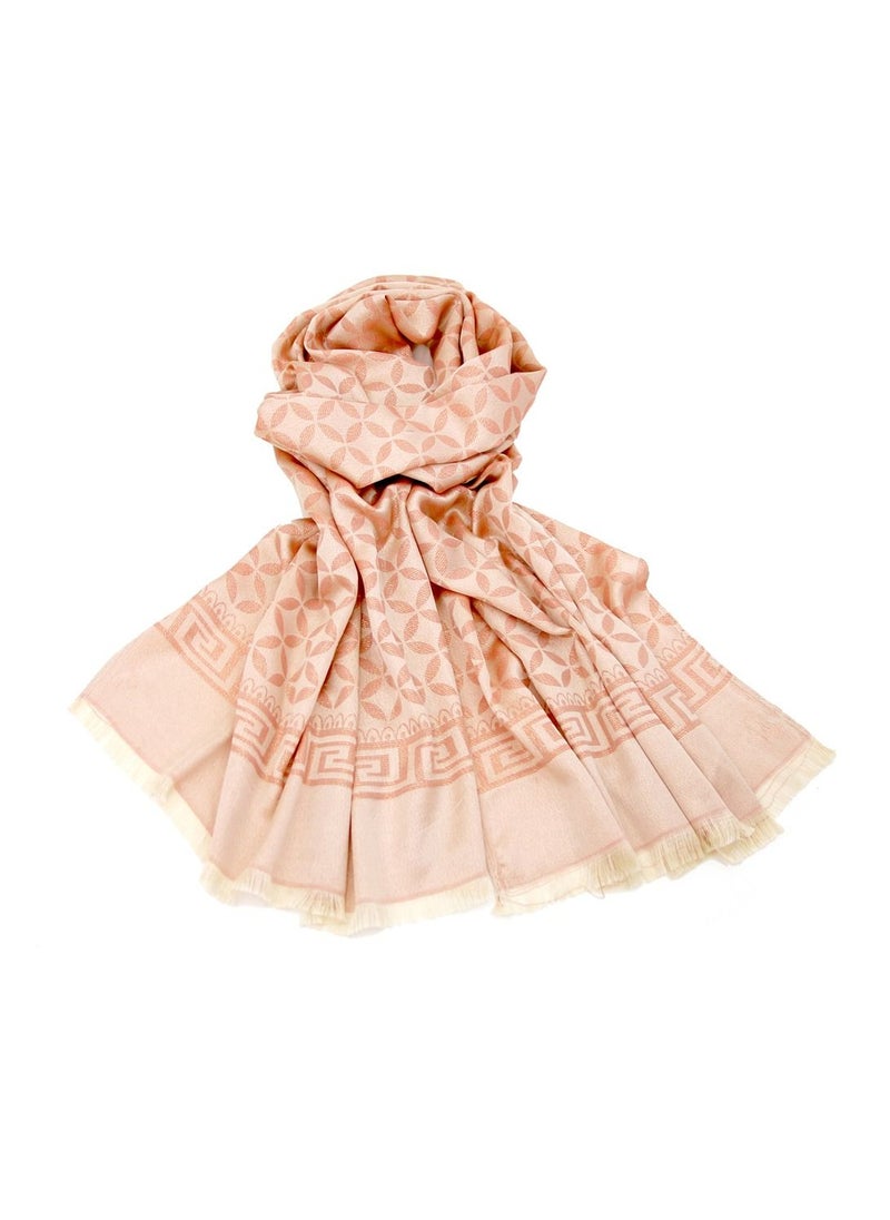 RARELY - Tassel Detail Scarf Casual Regular Scarves Pink - Image 1