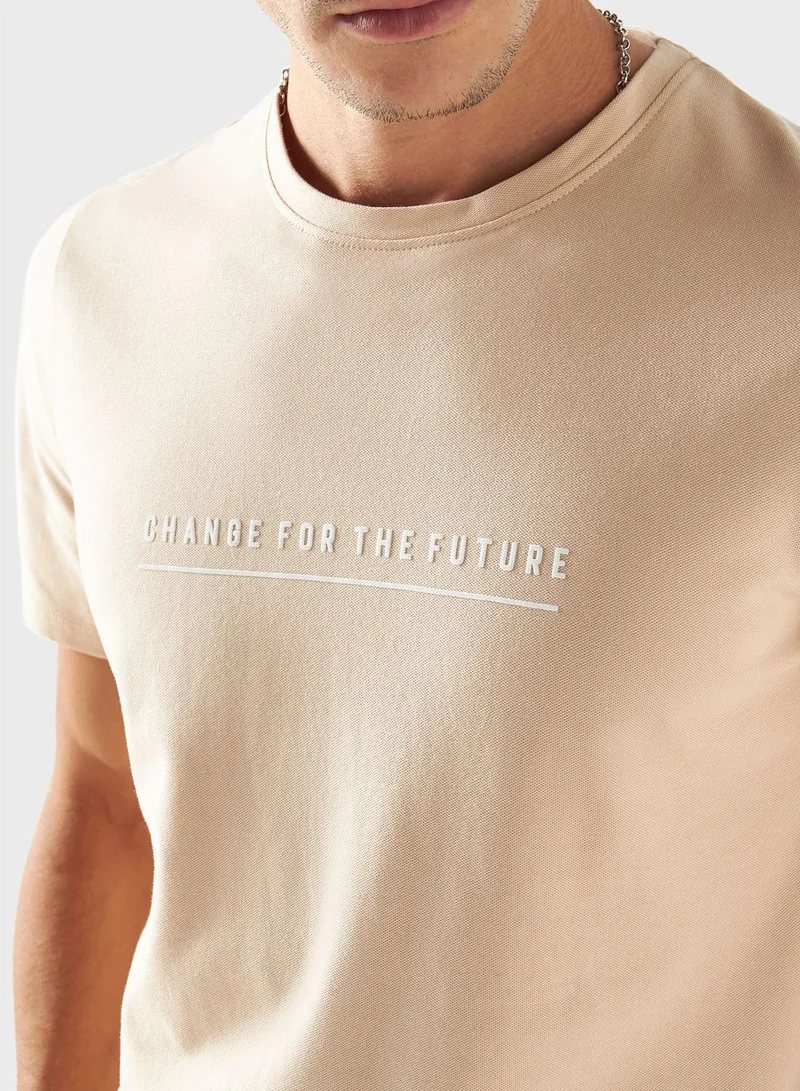 ايكونيك Crew Neck T-Shirt