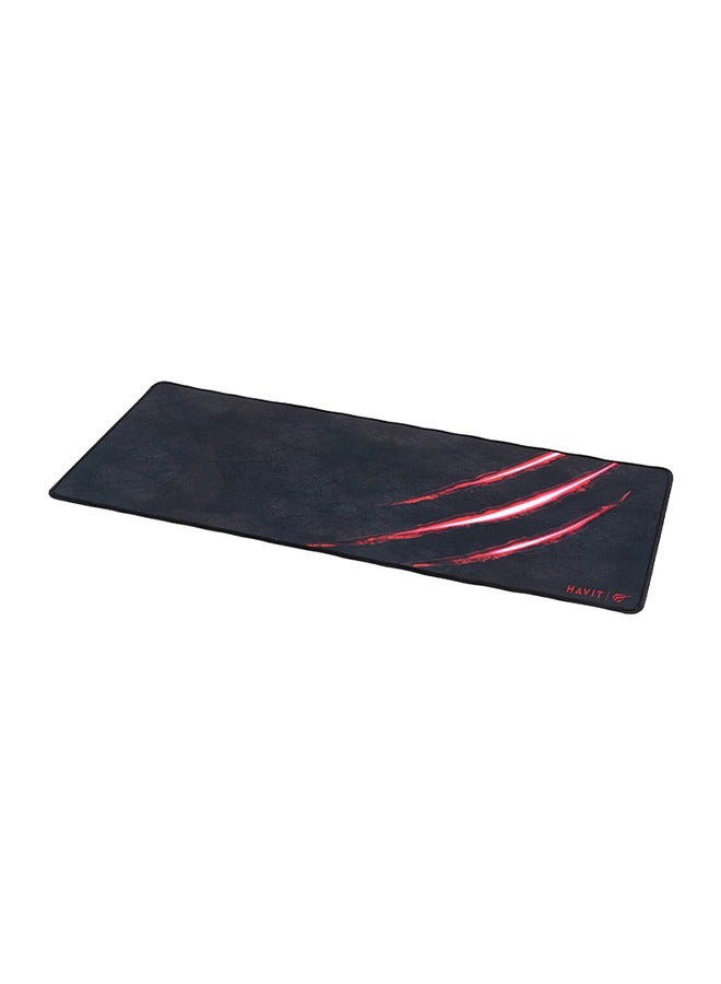 هافيت Gaming Mouse Pad, Mousepad With Edge Protection, 700 X 300 X 3 Mm, Black/Red - Image 3