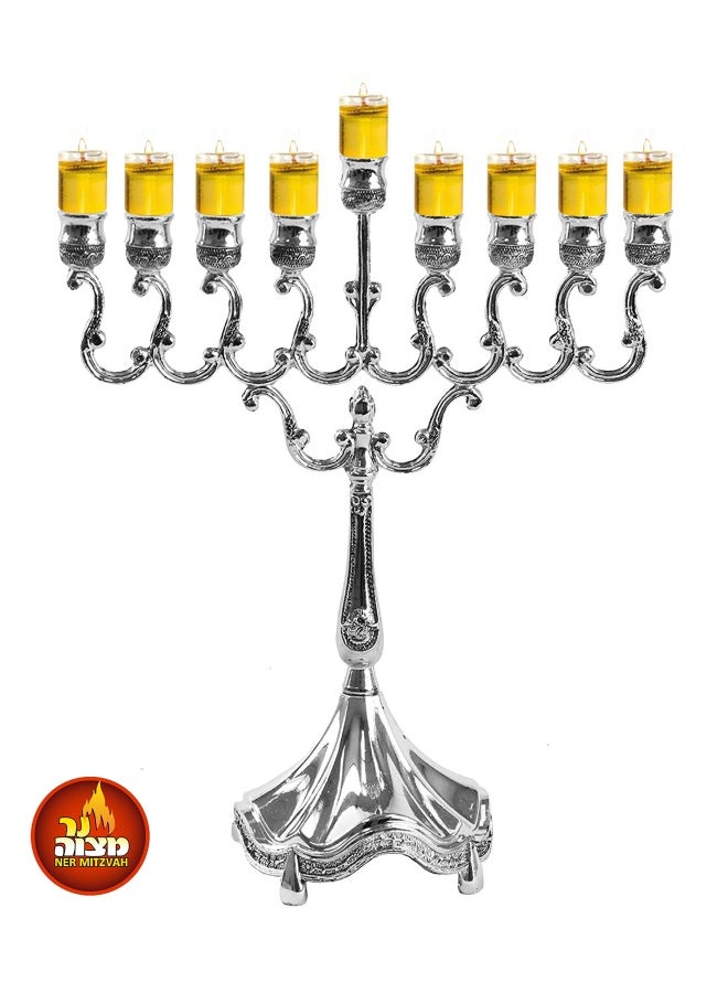 Ner Mitzvah Round Floating Wicks - 100 Count Approx. Cotton Wicks and Cork Disc Holders for Oil Cups - Bonus Wick Removal Tweezers - by - Image 5