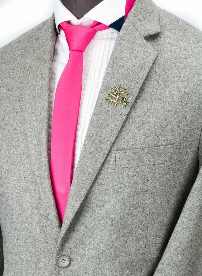 Knighthood Golden Tree Lapel Pin Shirt Stud Brooch - Image 2