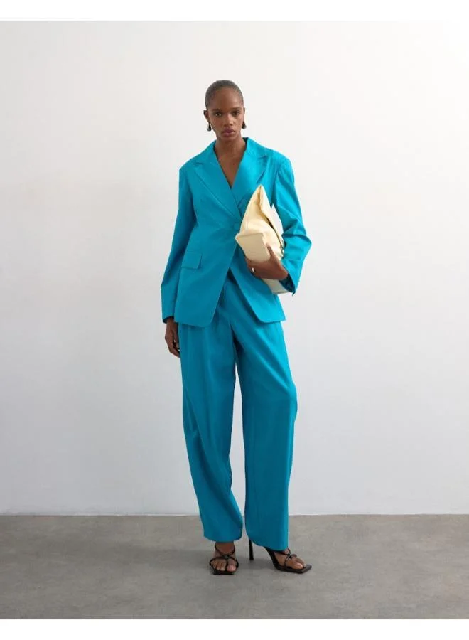 TOPSHOP Casual High Rise Flared Trousers