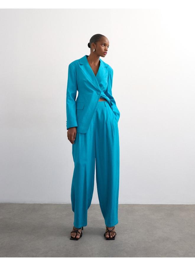 TOPSHOP Casual High Rise Flared Trousers - Image 5