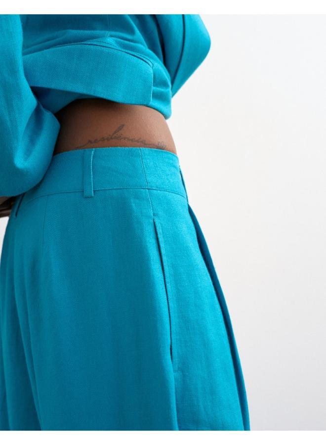 TOPSHOP Casual High Rise Flared Trousers - Image 4