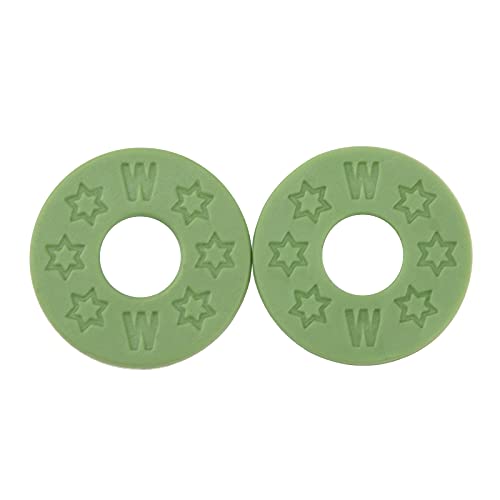 Yootones 20Pcs Yootones Guitar Strap Locks Silicone Strap Locks Rubber Guitar Strap Blocks Compatible with Guitar Protect (Green) - Image 3