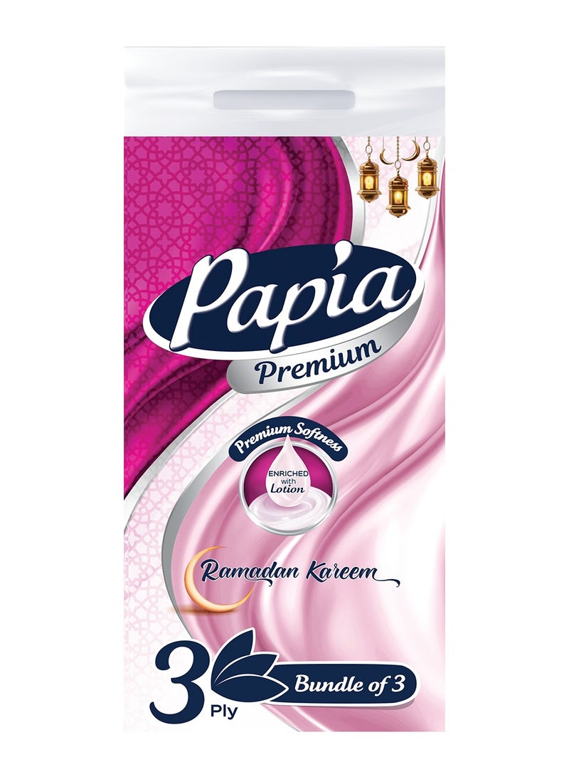 مناديل وجه ناعمة 3 طبقات - 500 ورقة، عبوة من 3 قطع