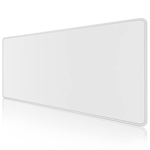 Dapesuom Large Mouse Pad, Extended Gaming Mouse Mat with Stitched Edges, Full Size Desk Mats with Non-Slip Base, Computer Big Desktop Keyboard Pad for Gamer, Laptop, Office, 23.6 x 11.8 In, Space Gray - Image 1