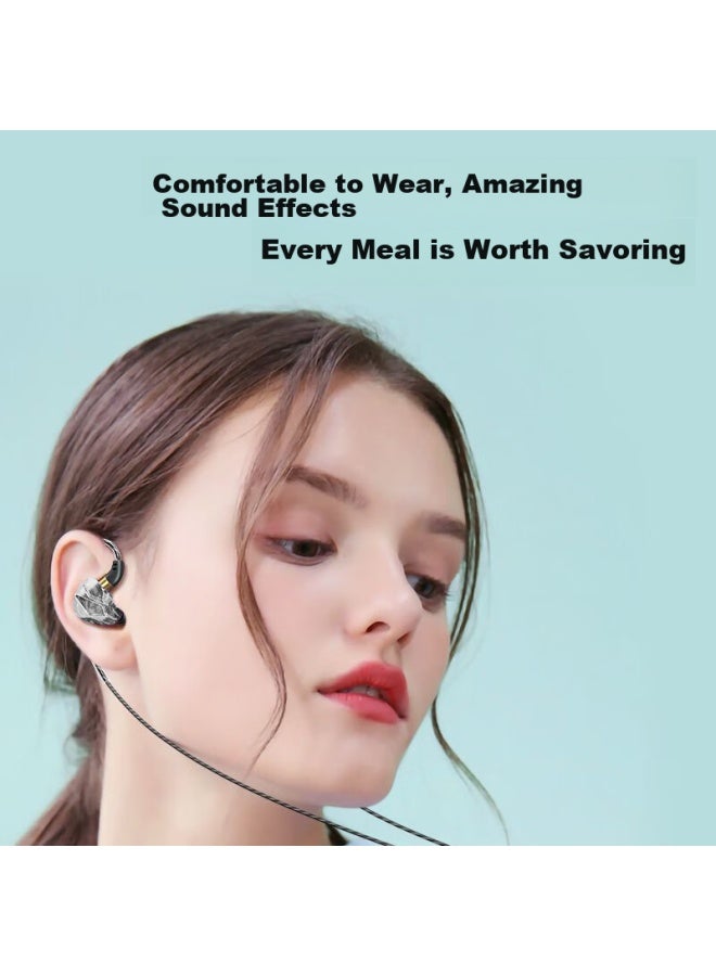 WITGOER Zhiguozhe In-ear Computer Headphones With Microphone, 2-in Desktop And Laptop, Dual-plug Round Head, For E-sports Gaming - Image 1