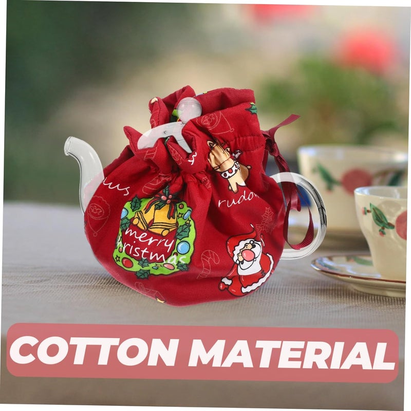 Didiseaon Cozy Teapot Warmer Cover for Insulation and Heat Retention Washable and Reusable Tea Pot Sleeve Decorative and Practical for Home Use Design - Image 2