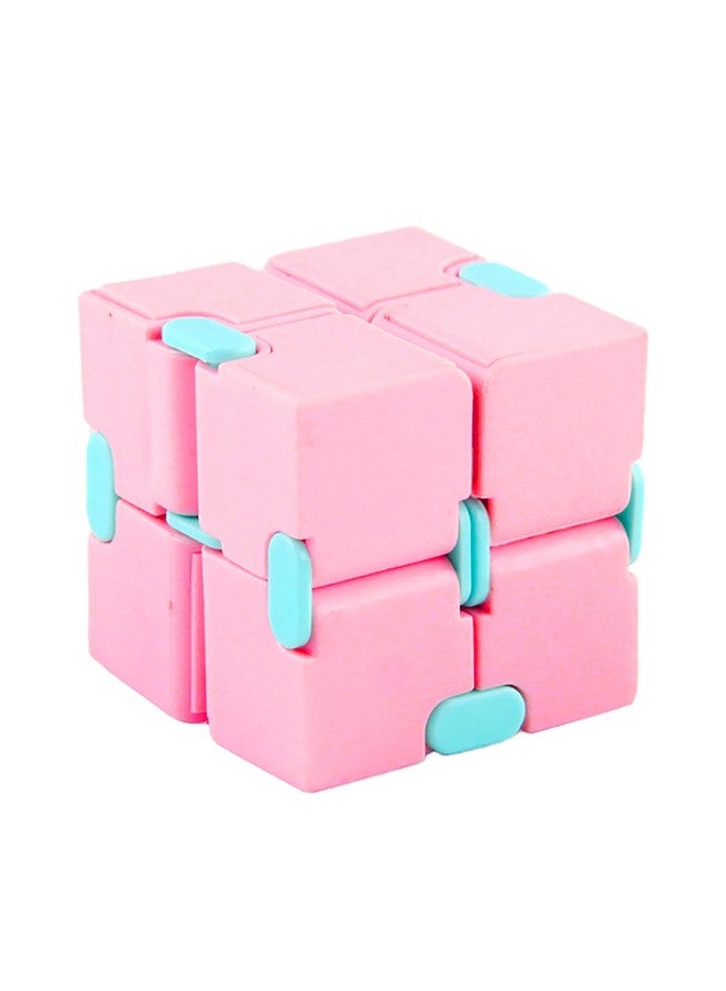 VGRASSP Flip, Turn and Spin Mini Infinity Cube Toy for Kids, Teens and Adults | Stress and Anxiety Relief | Featherlight Fidget Sensory Tool | Long Hours Play Toy | Size - 8 x 4 x 2 CM - Multicolor - Image 1