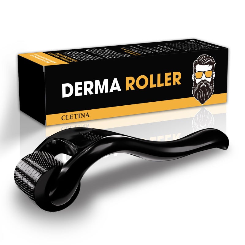CLETINA 540 Titanium Derma Roller - Microneedle Micro Needle Roller for Men and Women Home Use - Microneedling Roller Microneedle Skin Care Tool A8 - Image 1