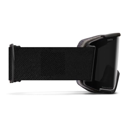 SMITH Squad XL Goggles with ChromaPop Lens – Performance Snowsports Goggles with Replaceable Lens for Skiing & Snowboarding – for Men & Women with Larger Faces – Blackout + Sun Black - Image 4