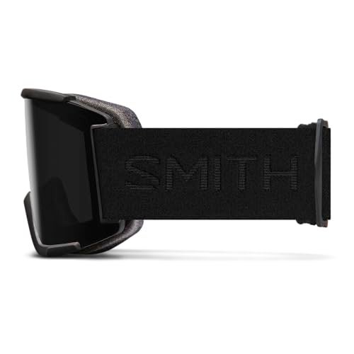 SMITH Squad XL Goggles with ChromaPop Lens – Performance Snowsports Goggles with Replaceable Lens for Skiing & Snowboarding – for Men & Women with Larger Faces – Blackout + Sun Black - Image 2