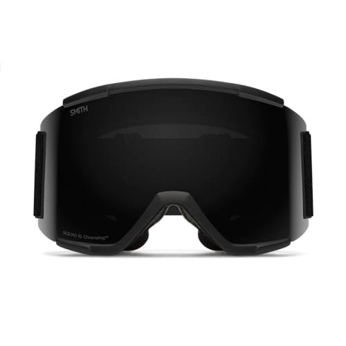 SMITH Squad XL Goggles with ChromaPop Lens – Performance Snowsports Goggles with Replaceable Lens for Skiing & Snowboarding – for Men & Women with Larger Faces – Blackout + Sun Black - Image 3