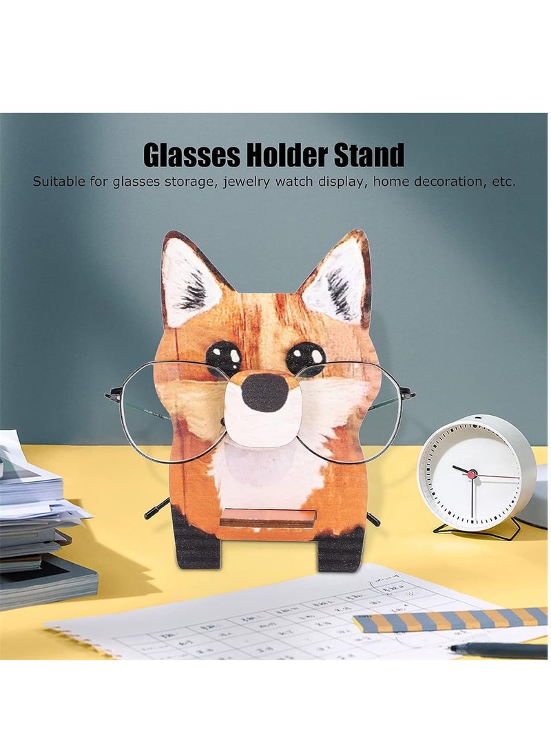 Luckam Glasses Holder, Wood Glasses Holder Stand, Cute Animal Handmade Wooden Carving Eyeglass Holder, Sunglasses Display Stand, Cute Animal Handmade Wooden Carving Eyeglass Holder for Home, Office - Image 4