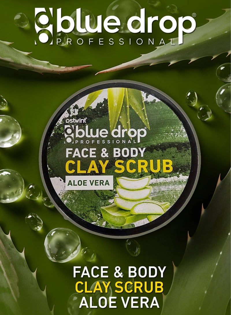 Ostwint Face and Body Scrub With Aloe Vera Blue Drop  480 ml  - Image 3