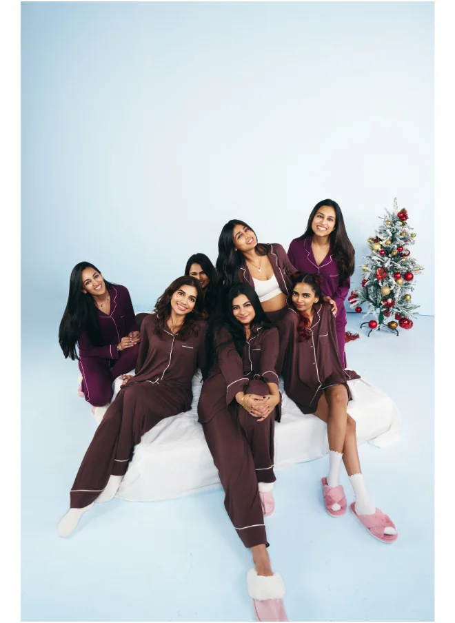 NeceSera Luxe Modal Button Down Pajama Set