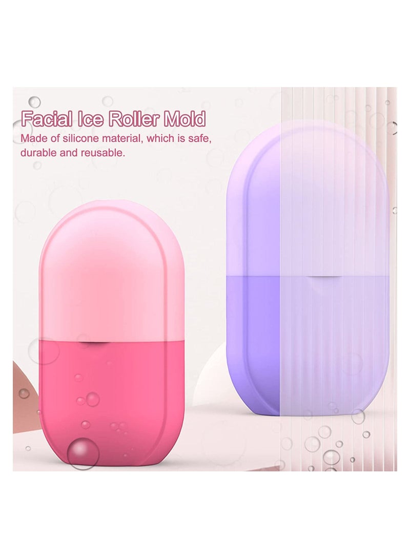 ORiTi Facial Ice Roller Mold Holder for Face Eyes Reusable Face Ice Roller Mould Tighten and Shrink Pores Brighten Skin Eye Puffiness Treatment - Image 2
