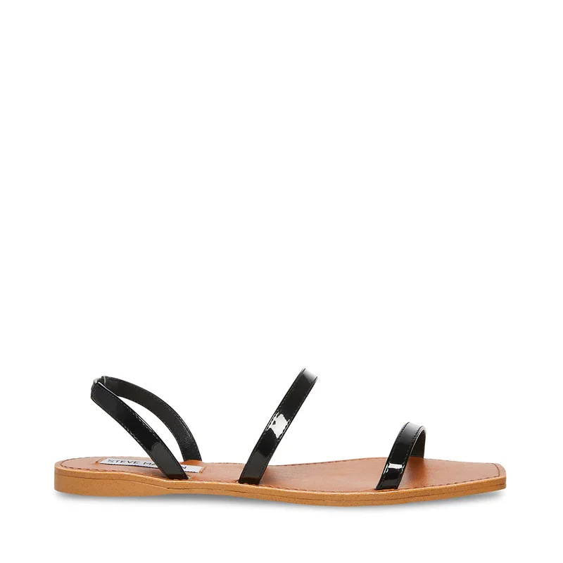 STEVE MADDEN Flat Sandals Black Women's Sandals