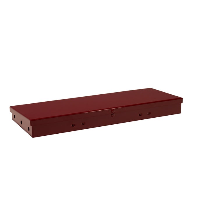 ANDREW MACK BB46 RUBY RED BRUSH BOX FOR STORING PINSTRIPING BRUSHES