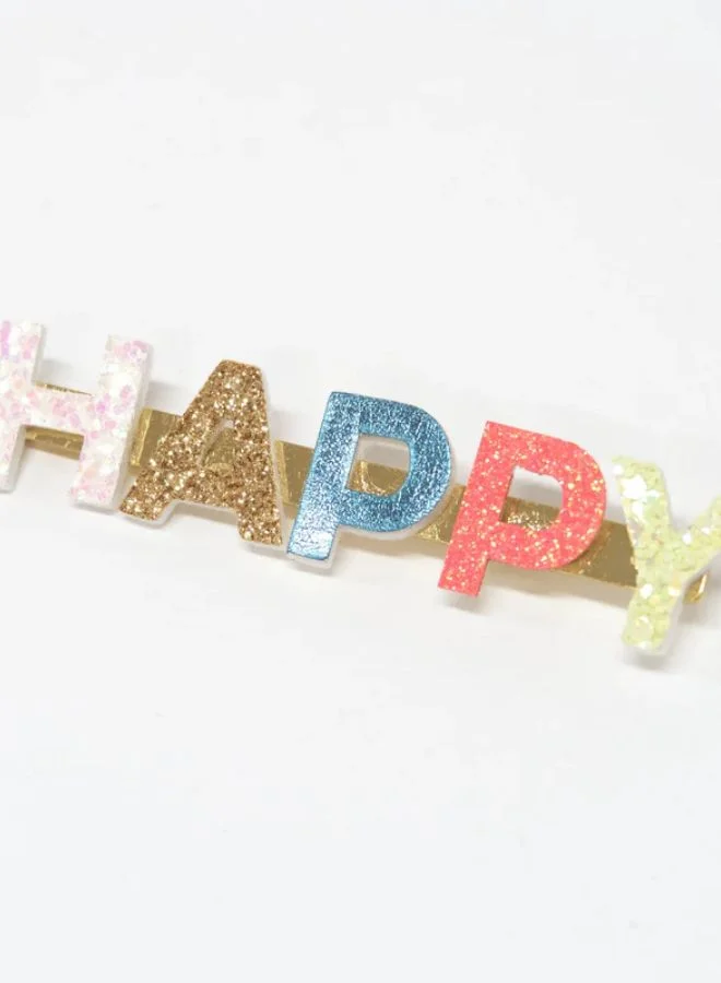Meri Meri  Happy Glitter Hair Clip  | Best Price UAE