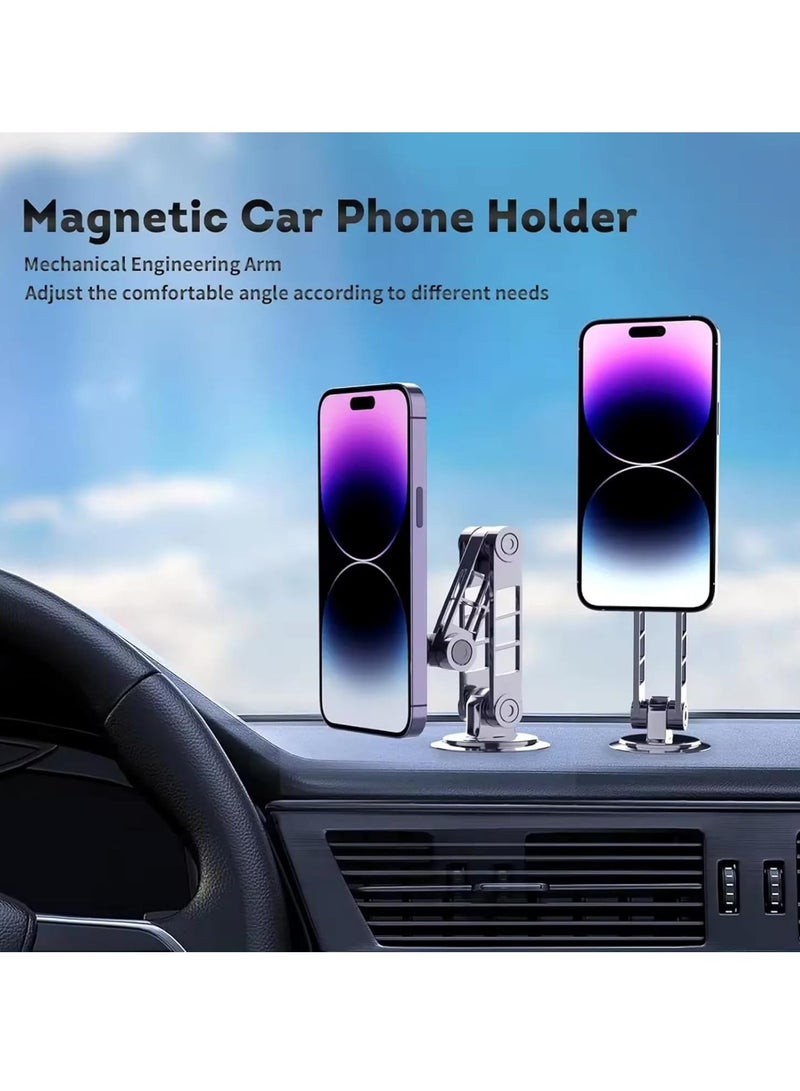 ELTRAZONE Universal Car Phone Holder Mount for iPhone 16 Pro – 20 Strong Magnets with 360° Rotation (Black) - Image 4