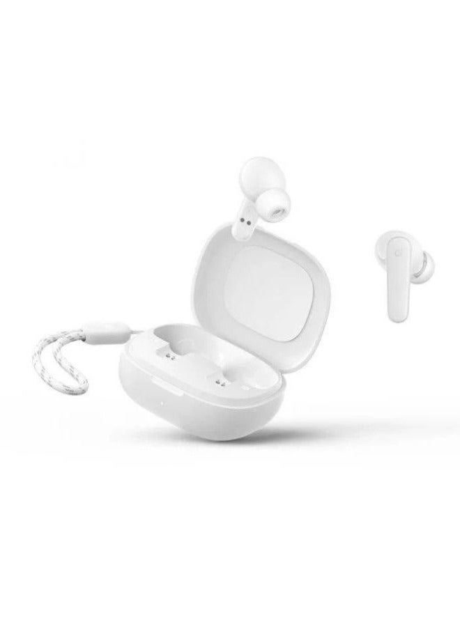 ساوند كور سماعات أذن Soundcore من Anker R50i True Wireless مقاس 10 مم مع صوت جهير كبير، وبلوتوث 5.3، ووقت تشغيل 30 ساعة، ومقاومة للماء IPX5، ومكالمات واضحة بتقنية الذكاء الاصطناعي مع 2 ميكروفون، و22 مُعادل صوت مُسبق عبر التطبيق باللون الأبيض - Image 2