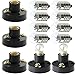 MEETOOT Set of 10pcs Screw Mini Bulb 1.5V and 5pcs E10 Mini Bulb Holder Black Plastic Pure Brass Lamp Bases Student - Image 2