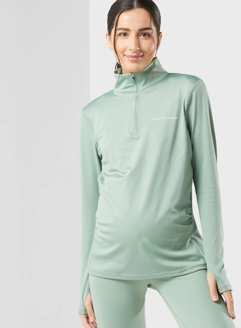 Pink Soda Maternity Top