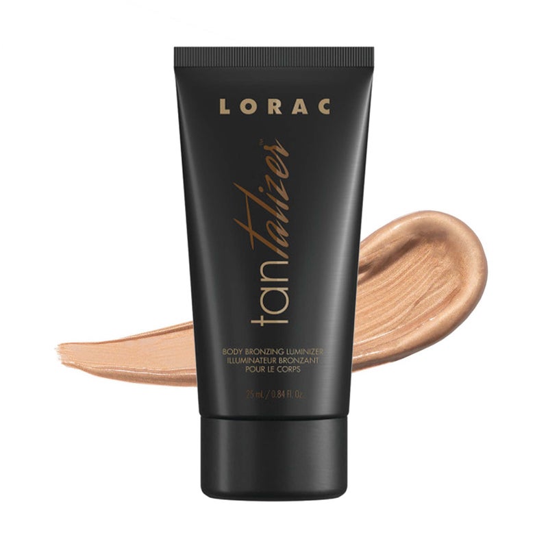 LORAC Tantalizer Body Bronzing Luminizer, Travel Size | Bronzing Lotion | Full Body Bronzer, Antioxidant Infused, Cruelty Free, Gluten Free, Vegan - Image 1