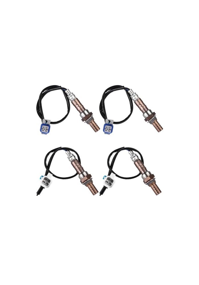 BLPextrm Oxygen O2 Sensor Upstream and Downstream Fits for Chevy Avalanche Suburban Silverado 1500 2500 3500HD Tahoe for GMC Sierra Yukon XL 20082012 48 53 60 62L Replace 2344668 2344256 4PCS - Image 1