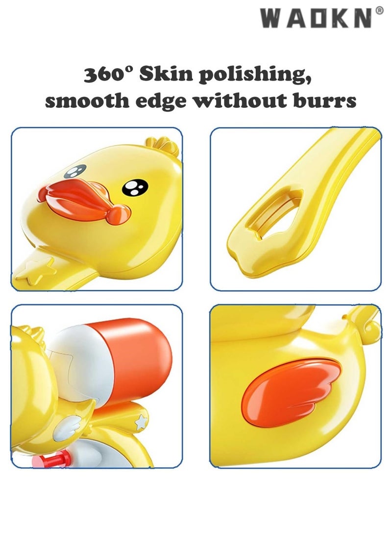 WAOKN Toddler Bathtub Toys & Swimming Pool Toys, Baby Bath Fun Set - Safe Little Yellow Duck Toy Including Water Gun, Shower and Float Wind-up Toy, Bathroom Pool Toy Suitable for Preschool Children (8pcs) - Image 4