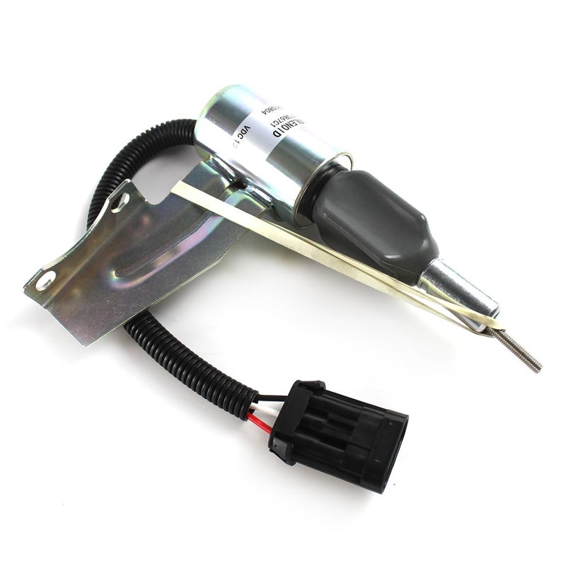 SINOCMP 2003ES 1813867C1 Stop Solenoid Valve Fuel Shut Off 12V Flameout Switch 2003ES-1813867C1 for Diesel Fuel Engine Equipment, 3 Month Warranty - Image 5