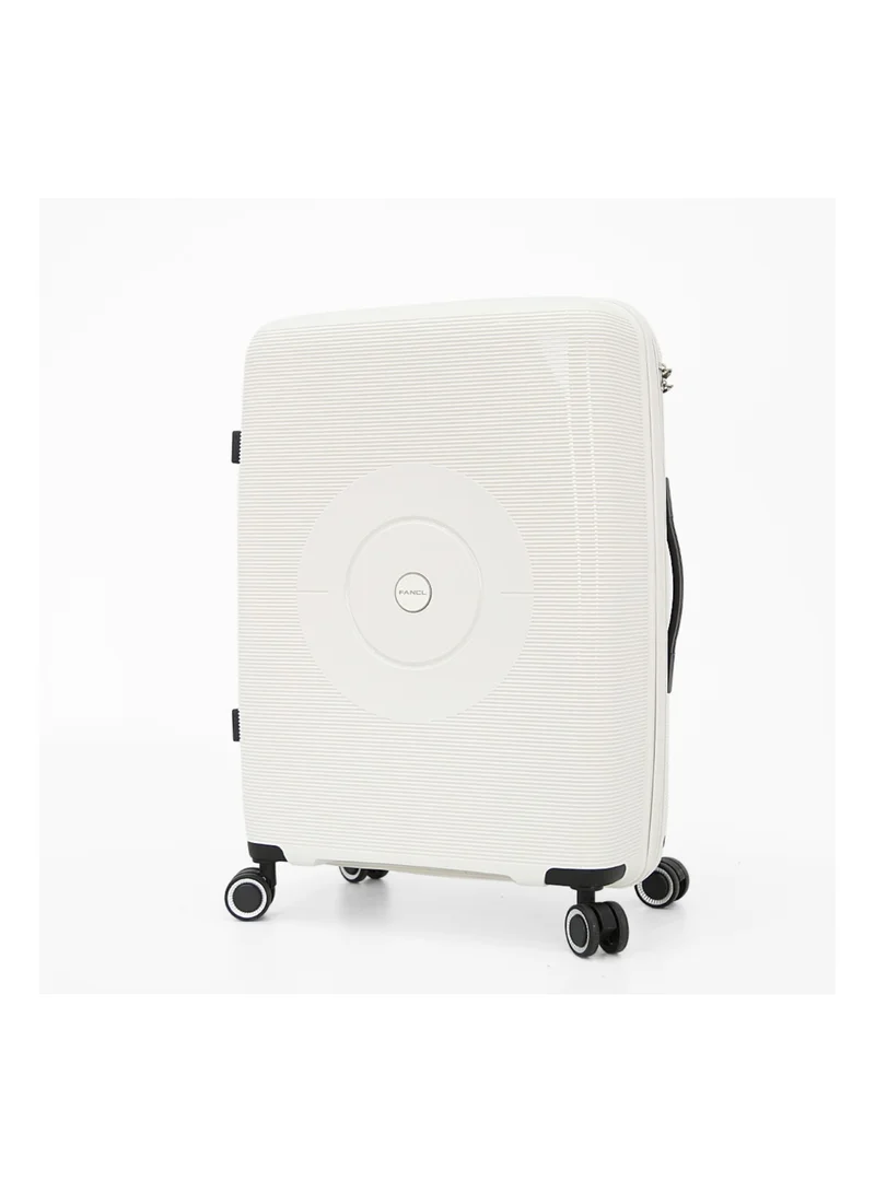 فانكل Hardside Luggage Trolley Bag 3 Pieces Set,White (S-20",M-24",L-28")