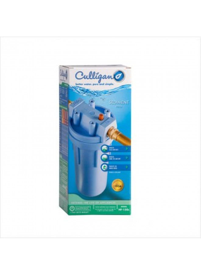 Culligan HF-150A Whole Standard Duty 3/4 Inlet/Outlet Water Filter Housing, Blue - Image 1