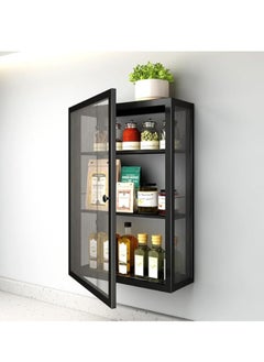 Cool Baby 3 Layer Bathroom Storage Cabinet Shelf Wall Mounted Storage Cabinet with Transparent Door for Bedroom Bathroom Living Room Kitchen Storage Cabinet  - Image 2