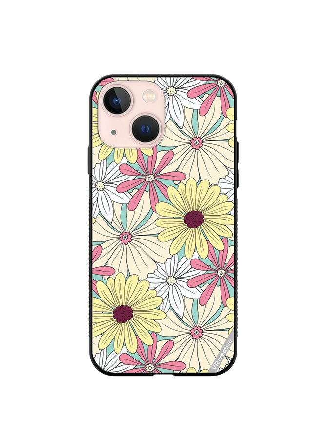 VR CREATIVE Protective Case Cover For Apple iPhone 14 Flowers Design Multicolour - Image 1