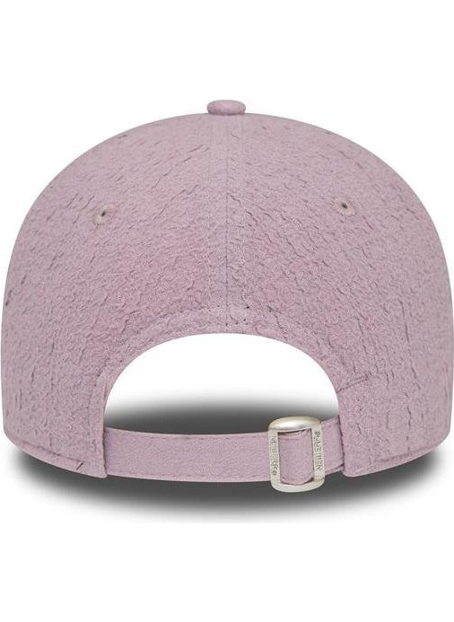 NEW ERA - New York Yankees Women's Bubble Stitch Black 9FORTY Pastel Purple Adjustable Hat - Image 1
