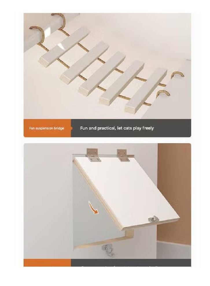 KLNAMAEAAN Multifunctional Cat Villa Perfect For Showcasing for Home Style - Image 4