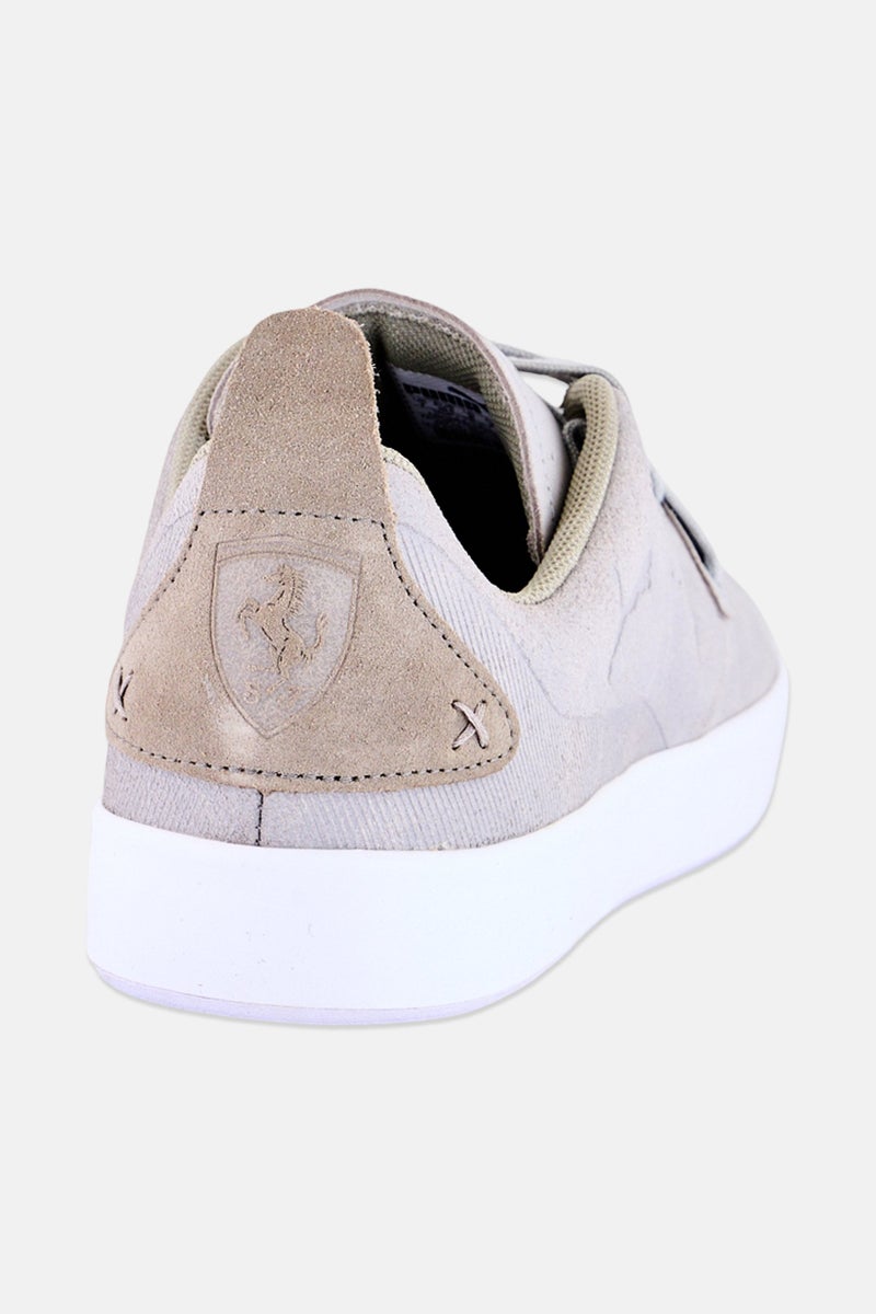 Puma x Scuderia Ferrari Men Ei Maestro Lace Up Outdoor Shoes, Light Grey - Image 4