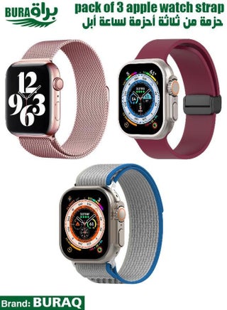 Apple Watch Band Strap For Apple Watch Ultra 2/Ultra 49mm, Series 10 46mm, 9/8/7 45mm, SE2/SE/6/5/4 44mm, 3/2/1 42mm - pzsku/Z439737219C5BA821A617Z/45/_/1733885737/b8d2e113-d8da-49ed-966b-b5a6241e6f68