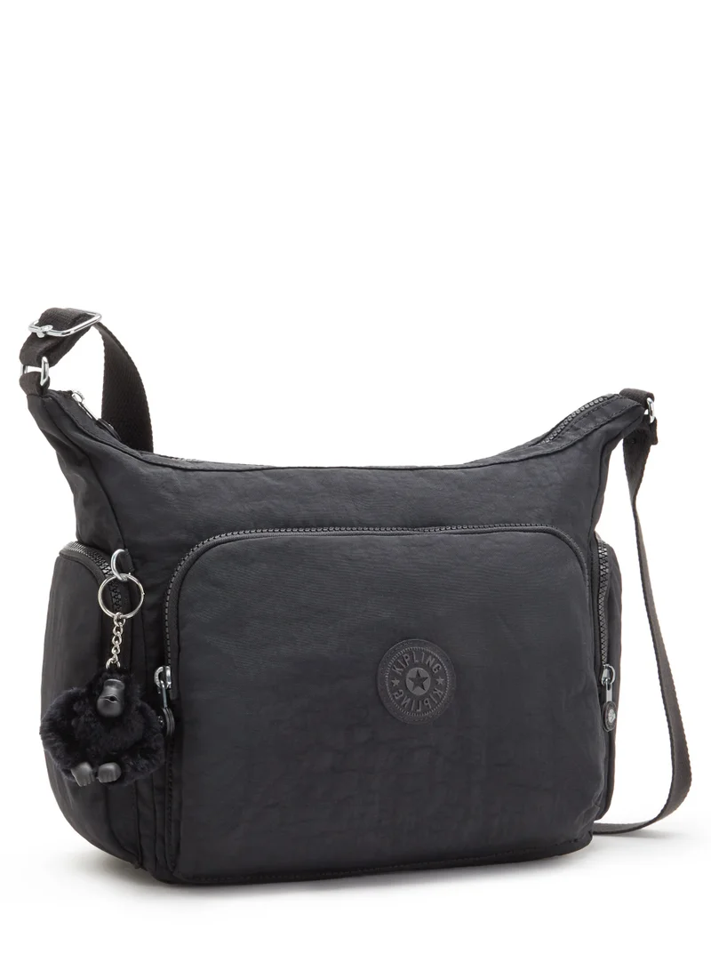 كيبلينغ GabbLarge Crossbody Bag with Adjustable Straps Black Noir-I5740P39