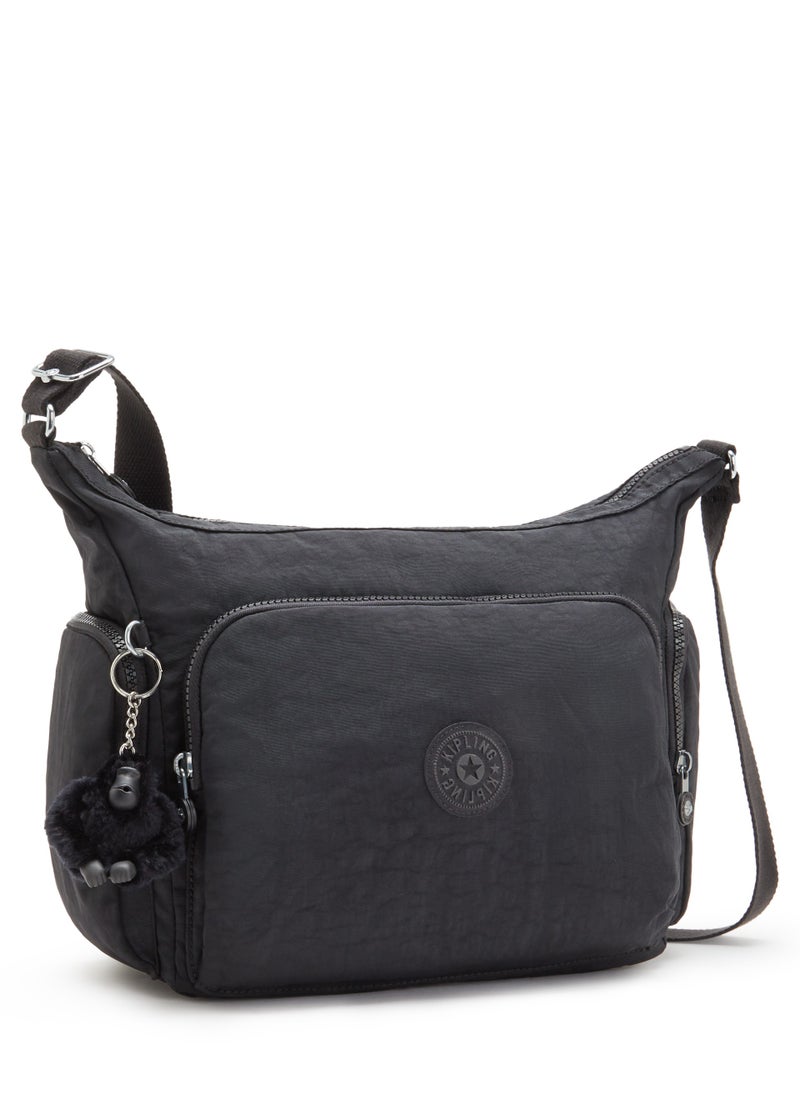 kipling GabbLarge Crossbody Bag with Adjustable Straps Black Noir-I5740P39  - Image 4