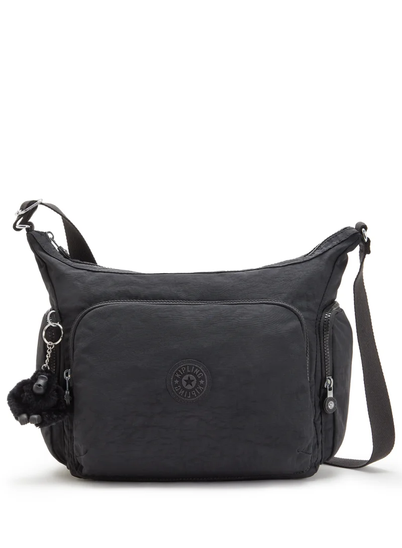 كيبلينغ GabbLarge Crossbody Bag with Adjustable Straps Black Noir-I5740P39