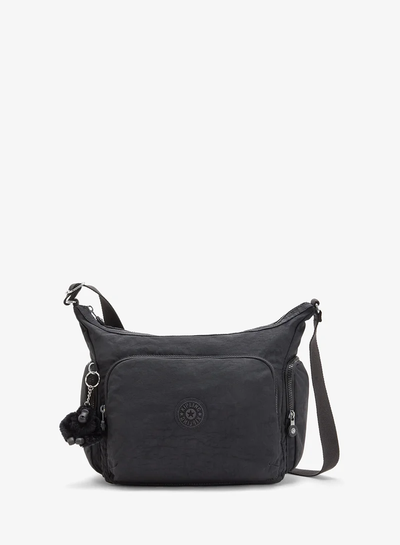 كيبلينغ GabbLarge Crossbody Bag with Adjustable Straps Black Noir-I5740P39