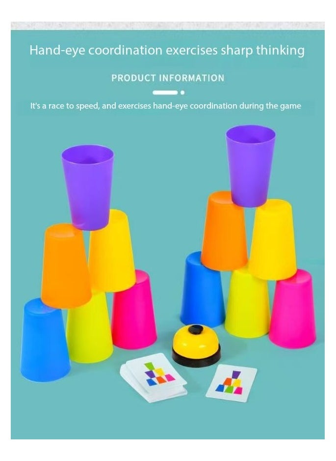 DELGREEN - Portable Quick Cups Games for Kids and Classic Family toys - Image 1